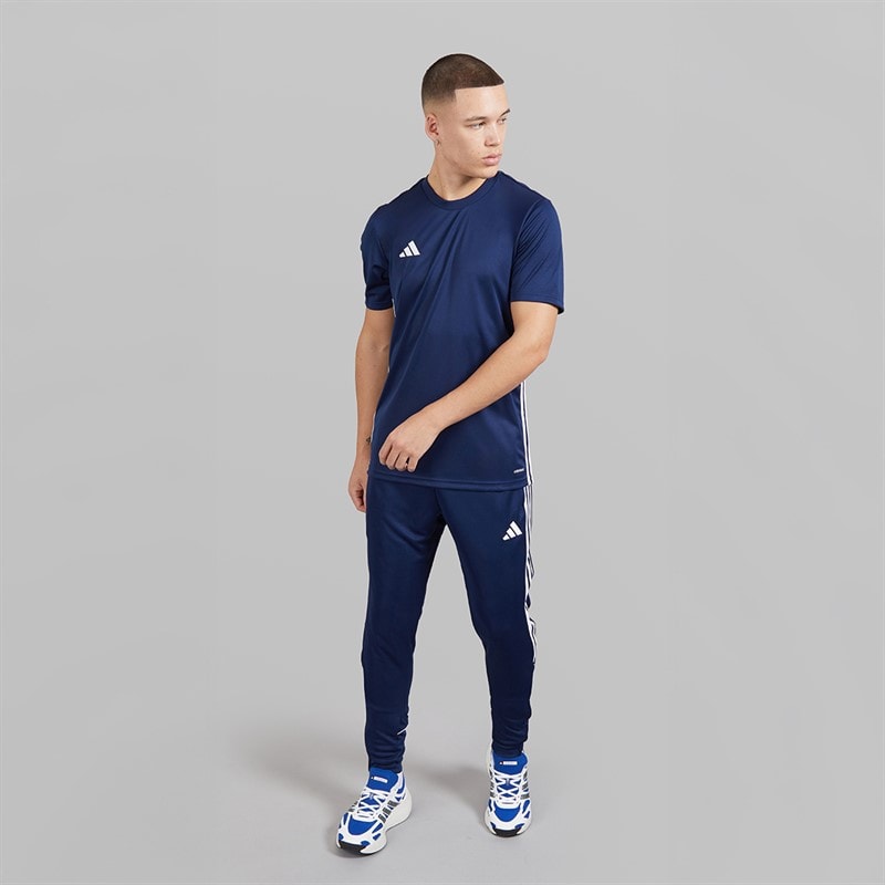 Mens Tabela 23 T-Shirt Navy Blue/White - Image 4