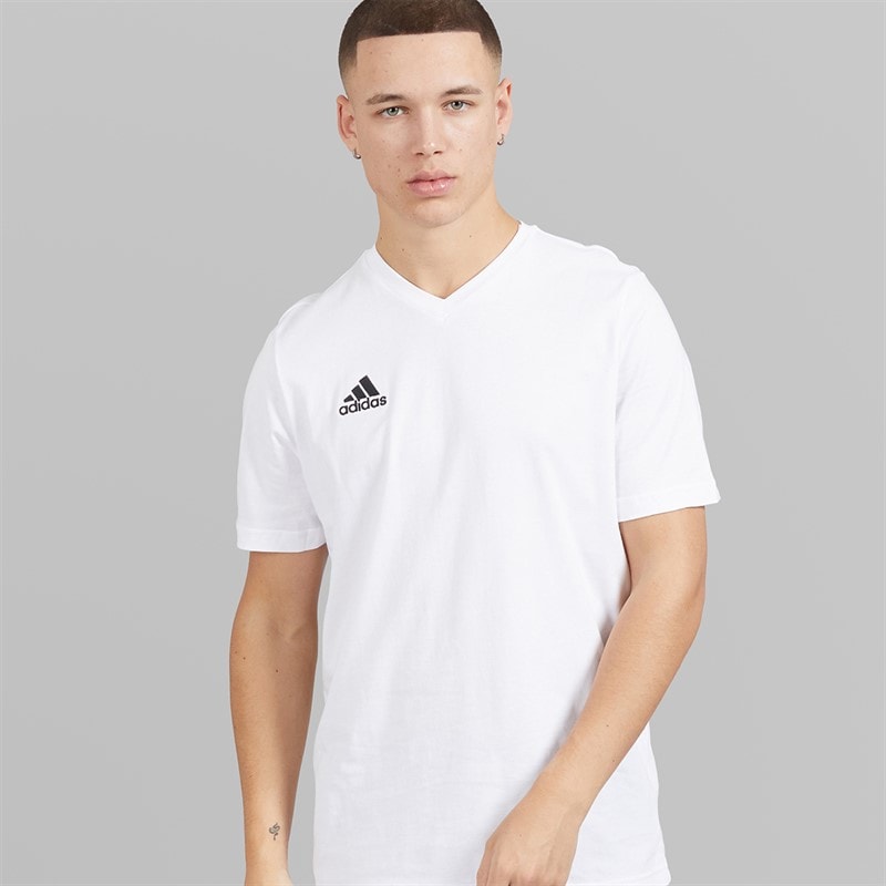 Mens Entrada 22 T-Shirt White - Image 5