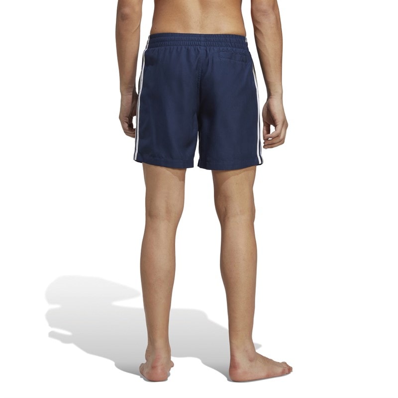 Mens Adicolor 3-Stripes Swimming Shorts Navy Indigo/White - Image 2