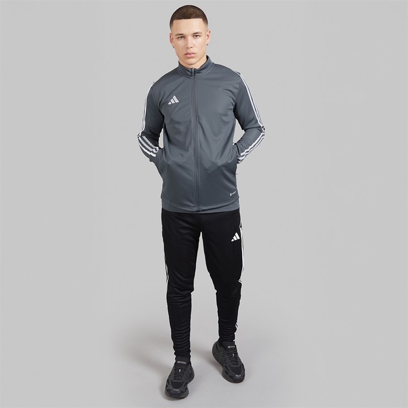 Mens Tiro 23 Track Jacket Team Onix/White - Image 4