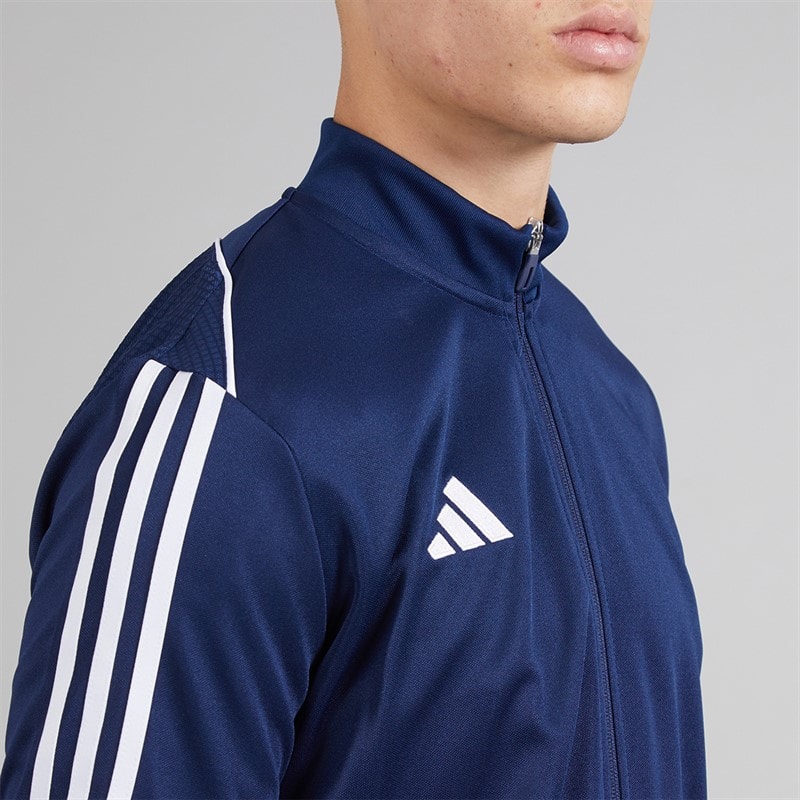 Mens Tiro 23 Track Jacket Team Navy Blue/White - Image 3