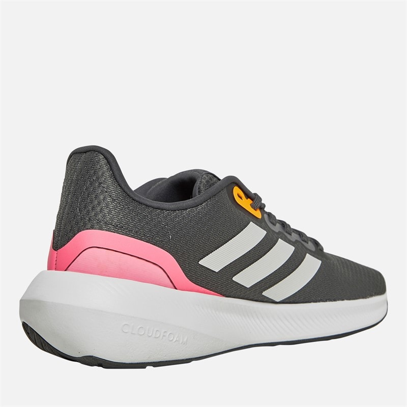 Womens Runfalcon 3.0 Neutral Running Shoes Grey Six/Crystal White/Beam Pink - Image 5