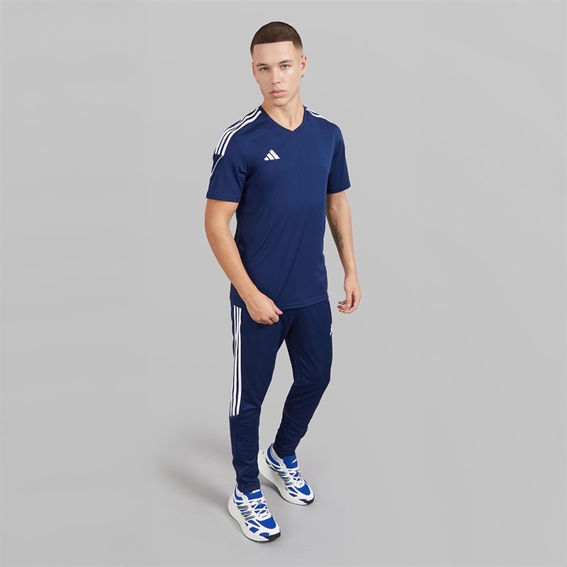 Mens Tiro 23 Club Track Pants Team Navy/White - Image 4