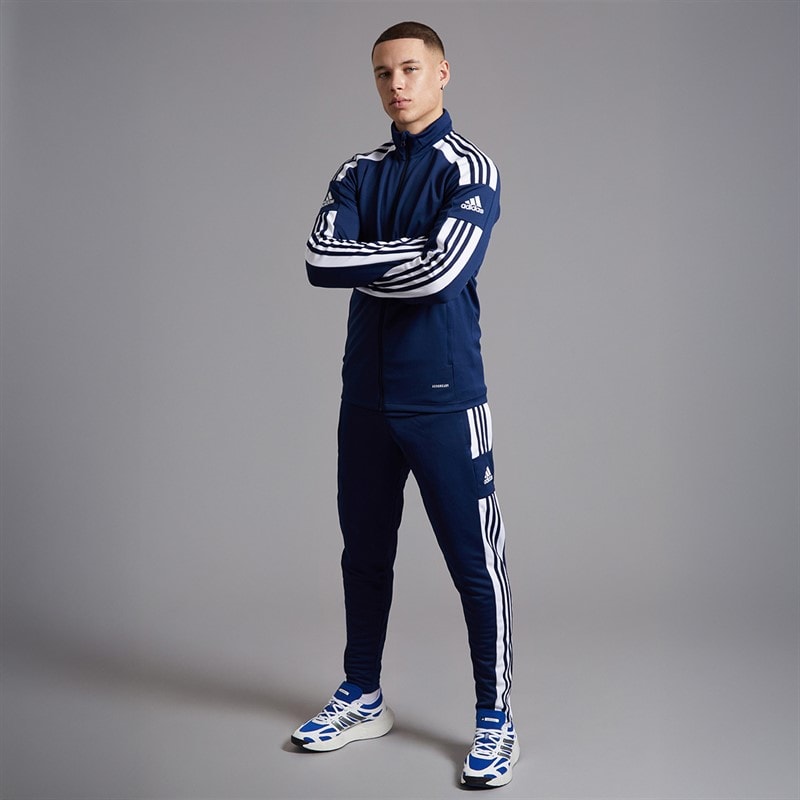 Mens Squadra 21 Track Jacket Navy/White - Image 4