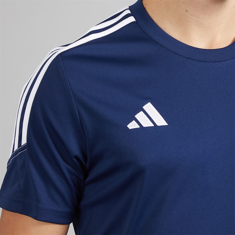 Mens Tiro 23 Club T-Shirt Team Navy Blue 2/White - Image 3