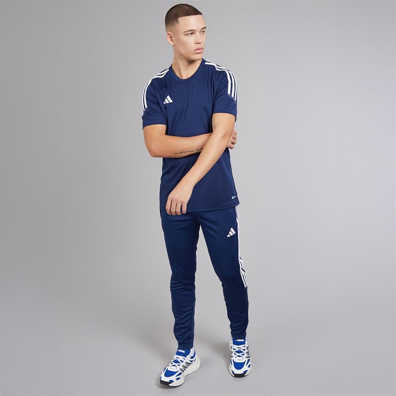 Mens Tiro 23 Club T-Shirt Team Navy Blue 2/White - Image 4