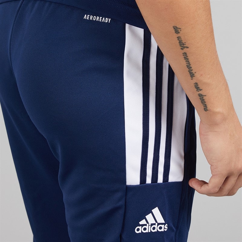 Mens Squadra 21 Track Pants Navy/White - Image 3