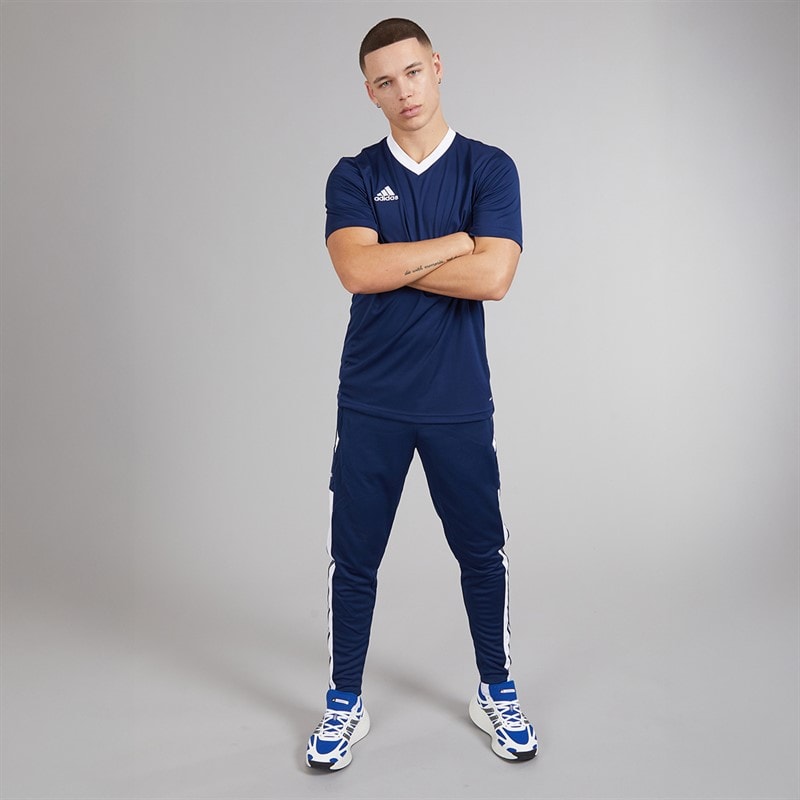 Mens Squadra 21 Track Pants Navy/White - Image 4