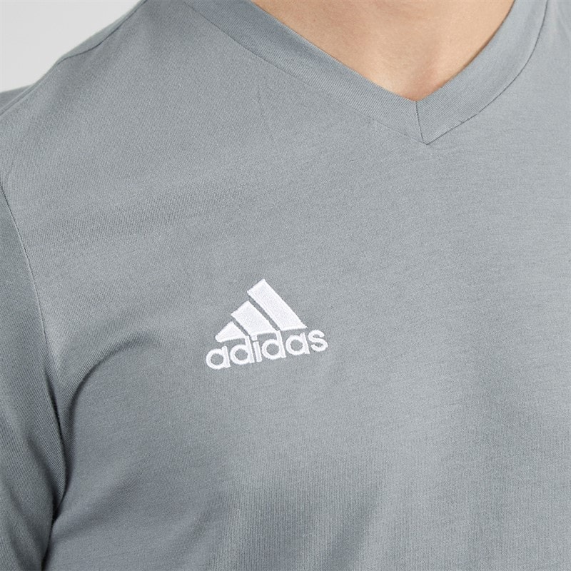 Mens Entrada 22 T-Shirt Team Grey Four - Image 3
