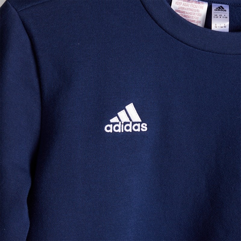 Kids Entrada 22 Sweatshirt Team Navy Blue - Image 3