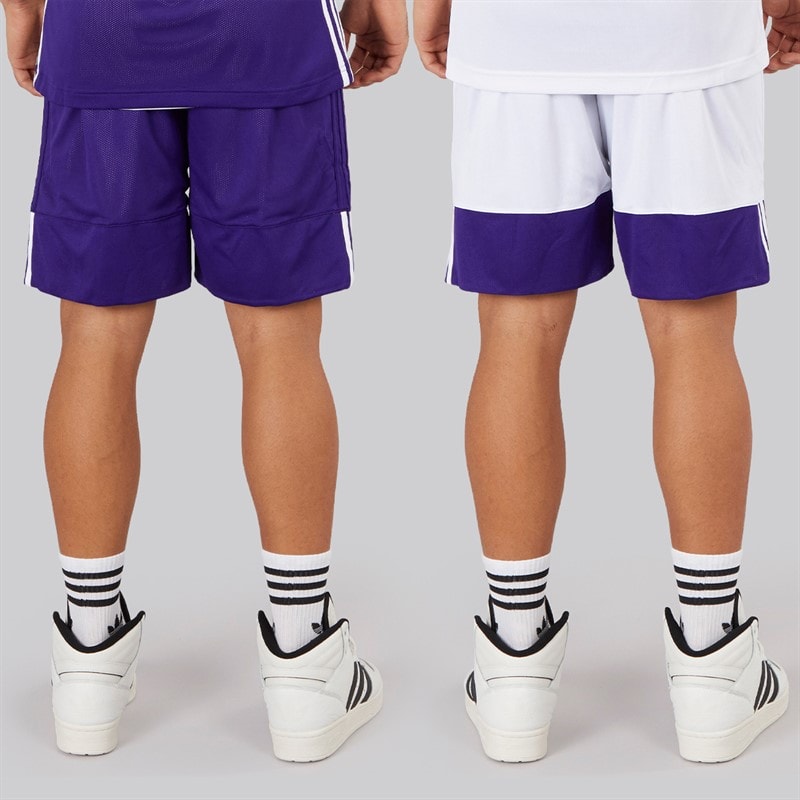 Mens 3G Speed Reversible Basketball Shorts Collegiate Purple/White - Image 2