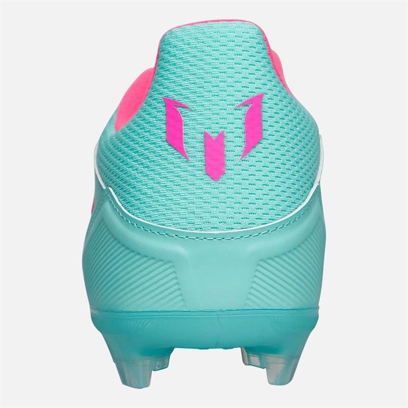 Mens F50 League Messi La Vida Tropical Pack FG/MG Firm/Multi Ground Football Boots Flash Aqua/Lucid Pink/Lucid Cyan - Image 3