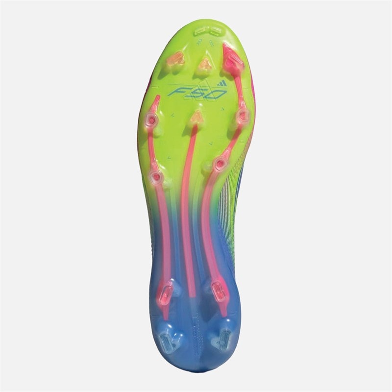 Mens F50 Elite Celestial Victory Pack FG Firm Ground Football Boots Blue Fusion/Lucid Lemon/Lucid Pink - Image 2