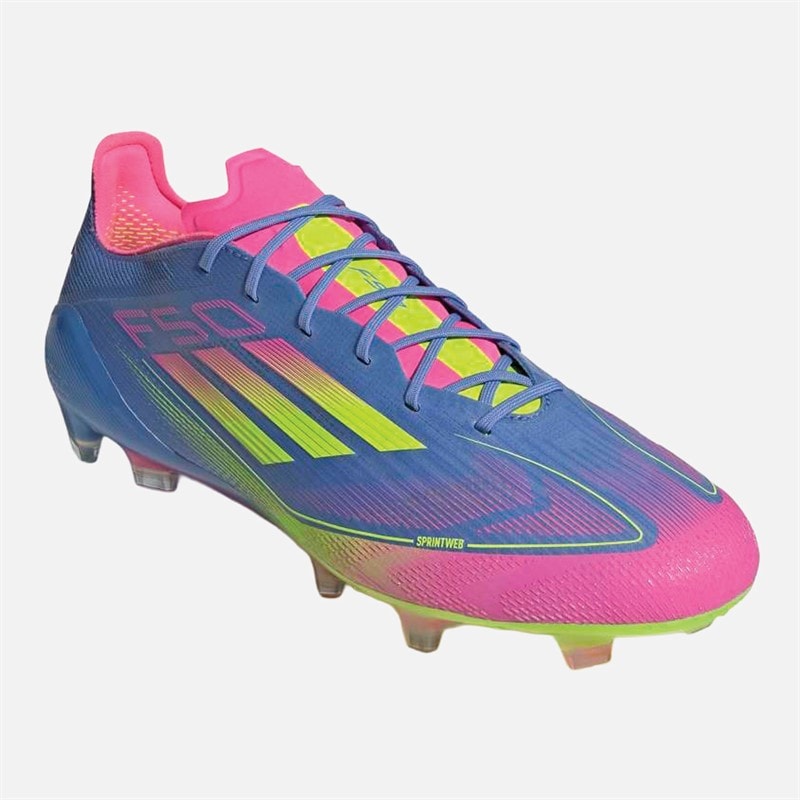 Mens F50 Elite Celestial Victory Pack FG Firm Ground Football Boots Blue Fusion/Lucid Lemon/Lucid Pink - Image 5