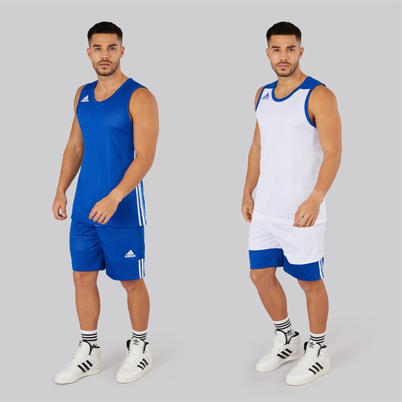 Mens 3G Speed Reversible Basketball Jersey Collegiate Royal/White - Image 3