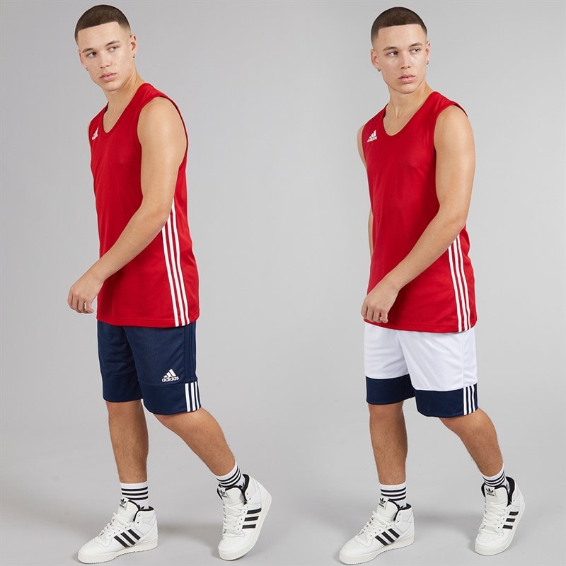 Mens 3G Speed Reversible Basketball Shorts Collegiate Navy/White - Image 4