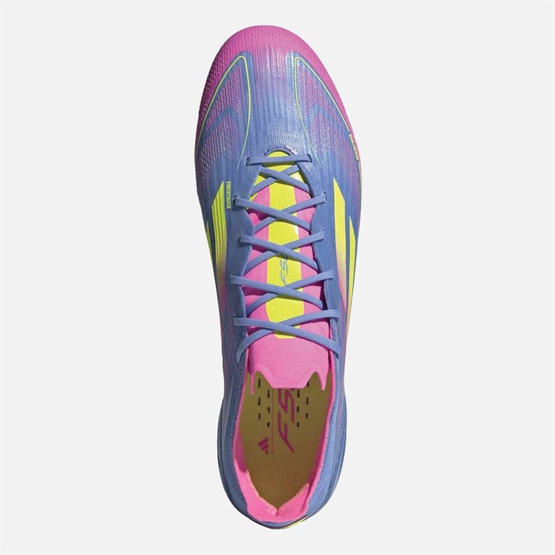 Mens F50 Elite Celestial Victory Pack SG Soft Ground Football Boots Blue Fusion/Lucid Lemon/Lucid Pink - Image 4
