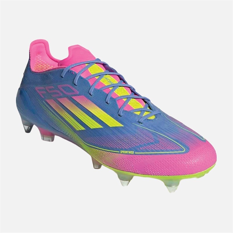 Mens F50 Elite Celestial Victory Pack SG Soft Ground Football Boots Blue Fusion/Lucid Lemon/Lucid Pink - Image 5
