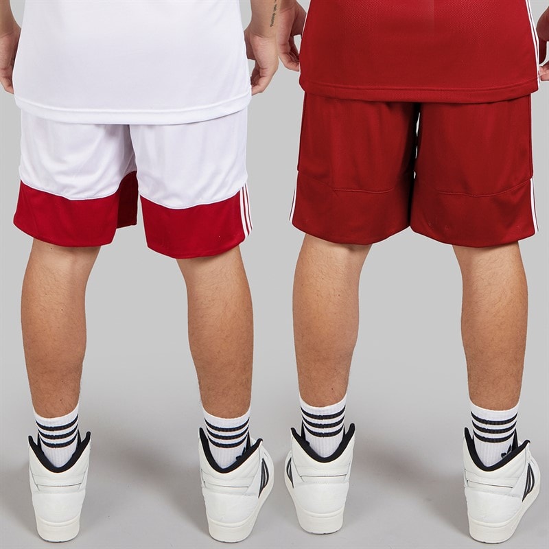 Mens 3G Speed Reversible Basketball Shorts Power Red/White - Image 2