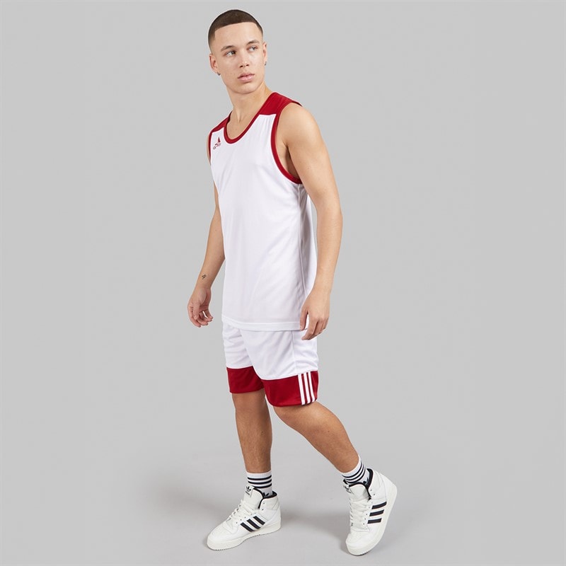 Mens 3G Speed Reversible Basketball Shorts Power Red/White - Image 5