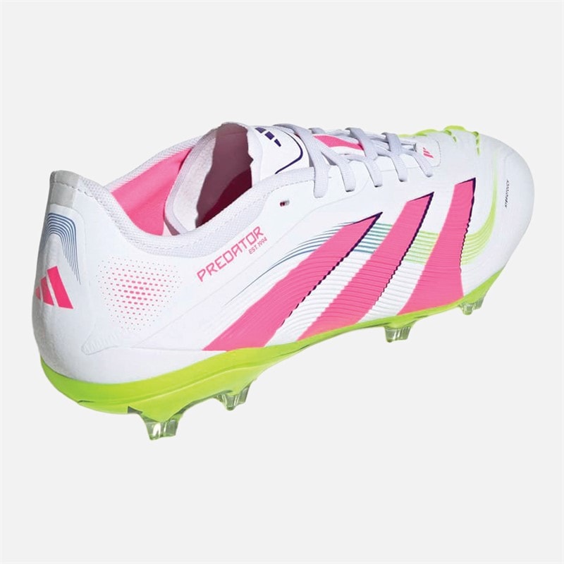 Mens Predator Pro Celestrial Victory Pack FG Firm Ground Football Boots Cloud White/Lucid Pink/Lucid Lemon - Image 3