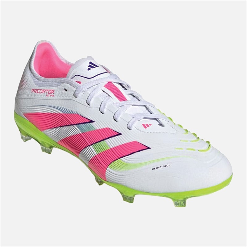Mens Predator Pro Celestrial Victory Pack FG Firm Ground Football Boots Cloud White/Lucid Pink/Lucid Lemon - Image 5