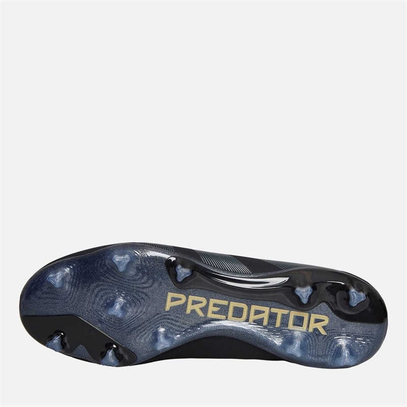 Mens Predator Pro Dark Spark Pack FG Firm Ground Football Boots Core Black/Carbon/Gold Metallic - Image 2