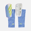 Tiro League Shin Guards Blue Fusion/Lucid Pink/Lucid Lemon