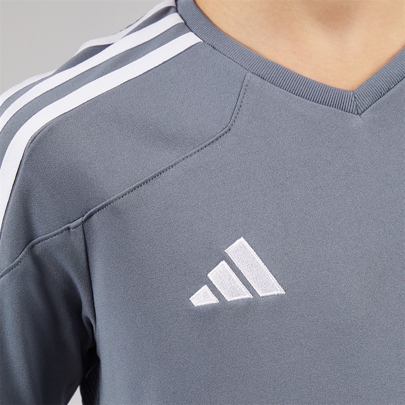 adidas Boys Junior Boys Tiro 23 League T-Shirt Team Onix/White - Image 3