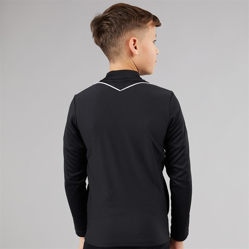 Junior Boys Tiro 23 League Track Jacket Team Black - Image 2