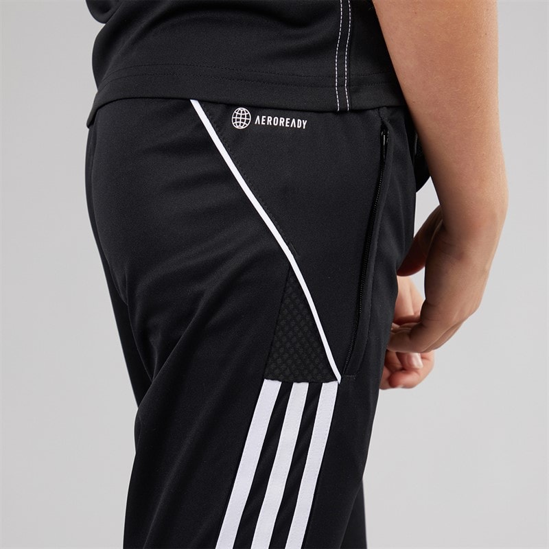 Junior Boys Tiro 23 League 3/4 Length Pants Black - Image 4