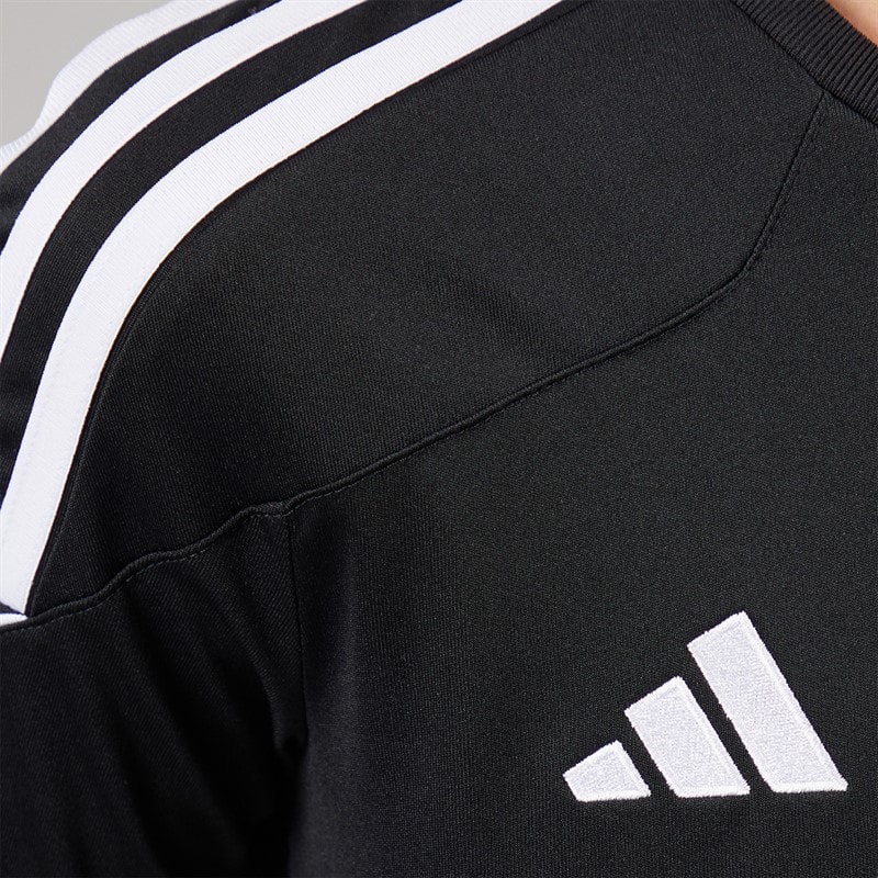 adidas Boys Junior Boys Tiro 23 League T-Shirt Black/White - Image 3
