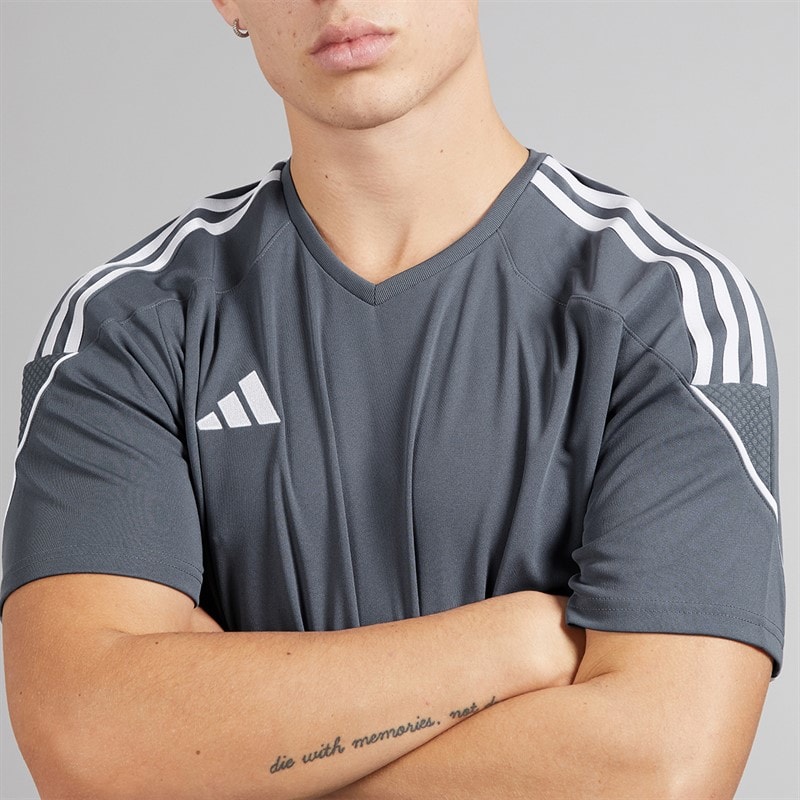 Mens Tiro 23 League T-Shirt Team Onix/White - Image 3