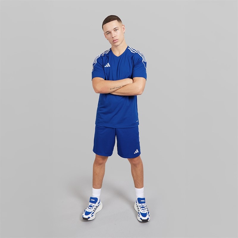 Mens Tiro 23 League T-Shirt Team Royal Blue/White - Image 4