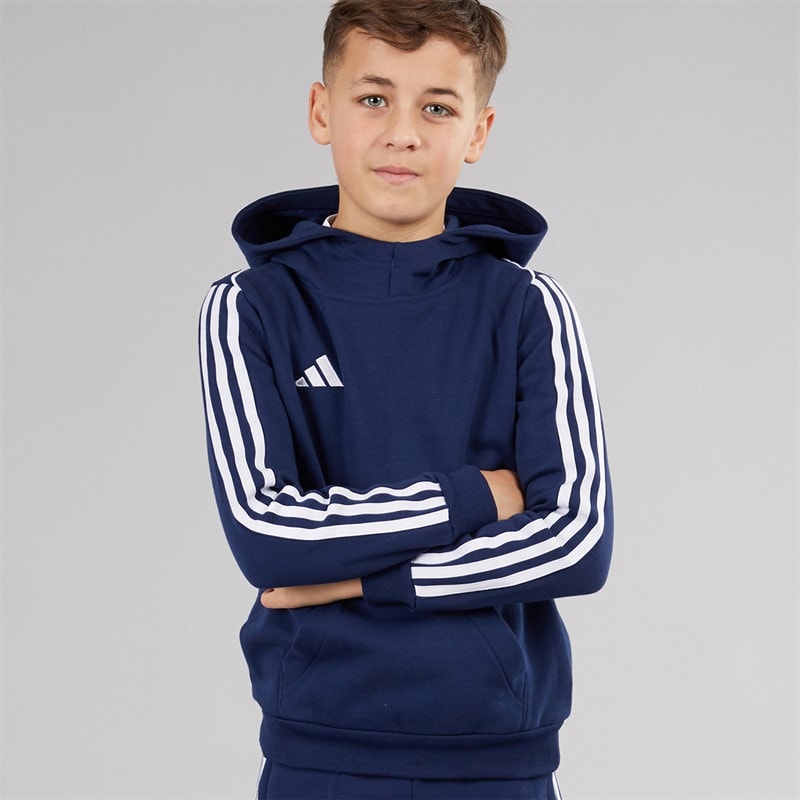 adidas Junior Boys Tiro 23 League Hoodie Team Navy Blue