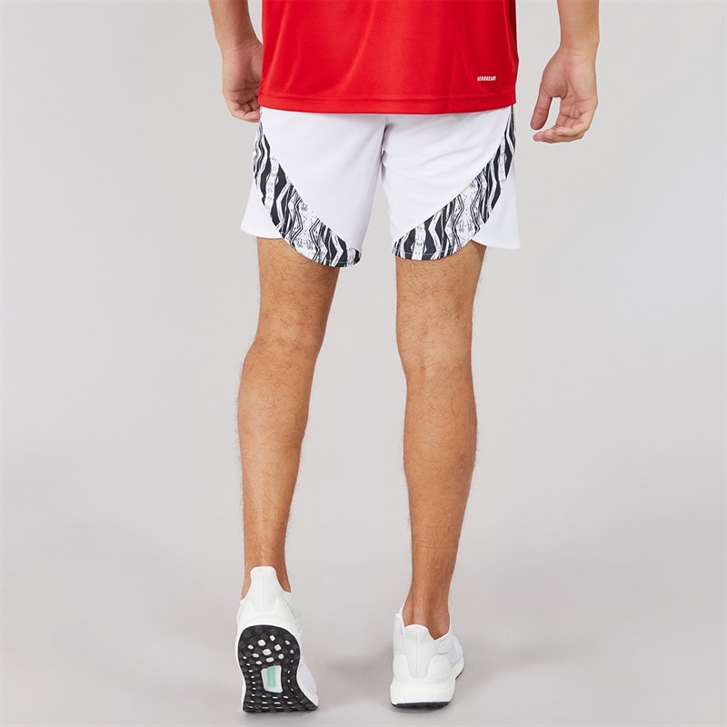 Mens AFC Arsenal 24/25 Authentic Away Shorts White/Print - Image 2