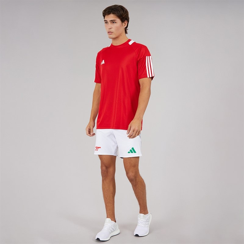 Mens AFC Arsenal 24/25 Authentic Away Shorts White/Print - Image 4