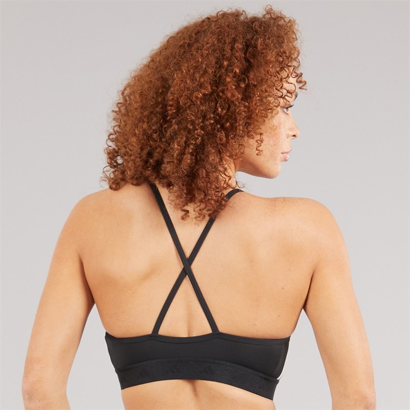 Womens Hyperglam Bralette Black/White - Image 2