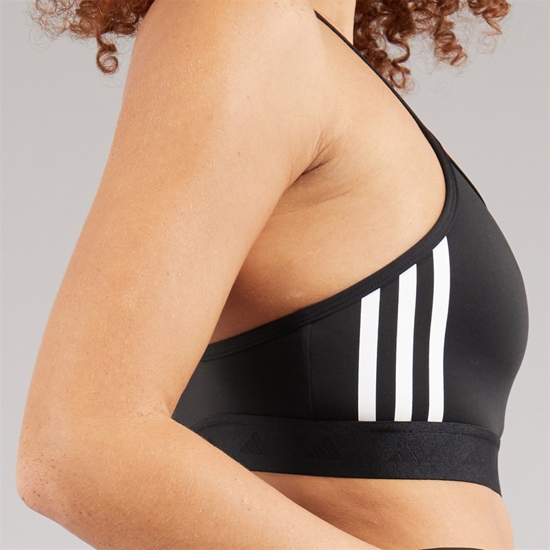 Womens Hyperglam Bralette Black/White - Image 5