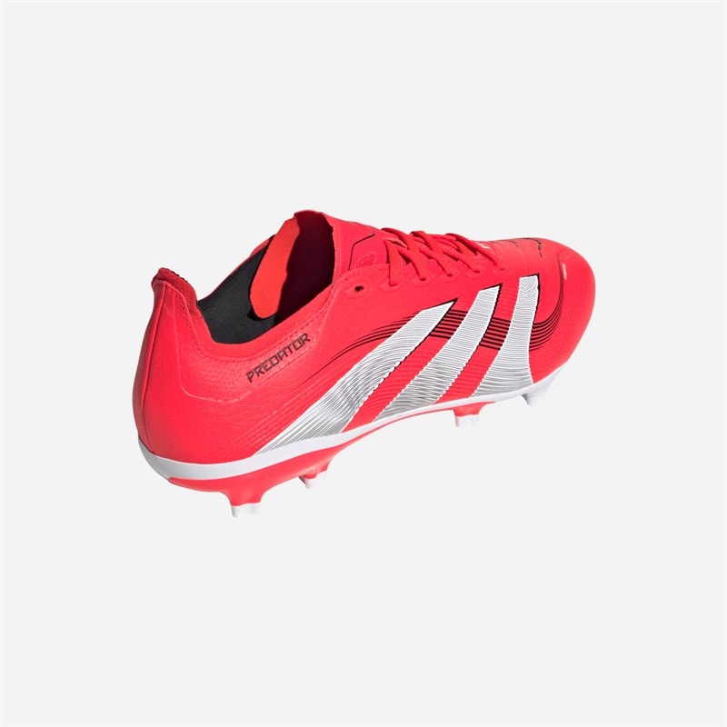 Mens Predator League FG/MG Firm/Multi Ground Football Boots Lucid Red/Cloud White/Core Black - Image 3
