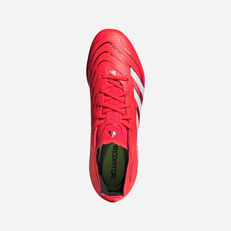 Mens Predator League FG/MG Firm/Multi Ground Football Boots Lucid Red/Cloud White/Core Black - Image 4