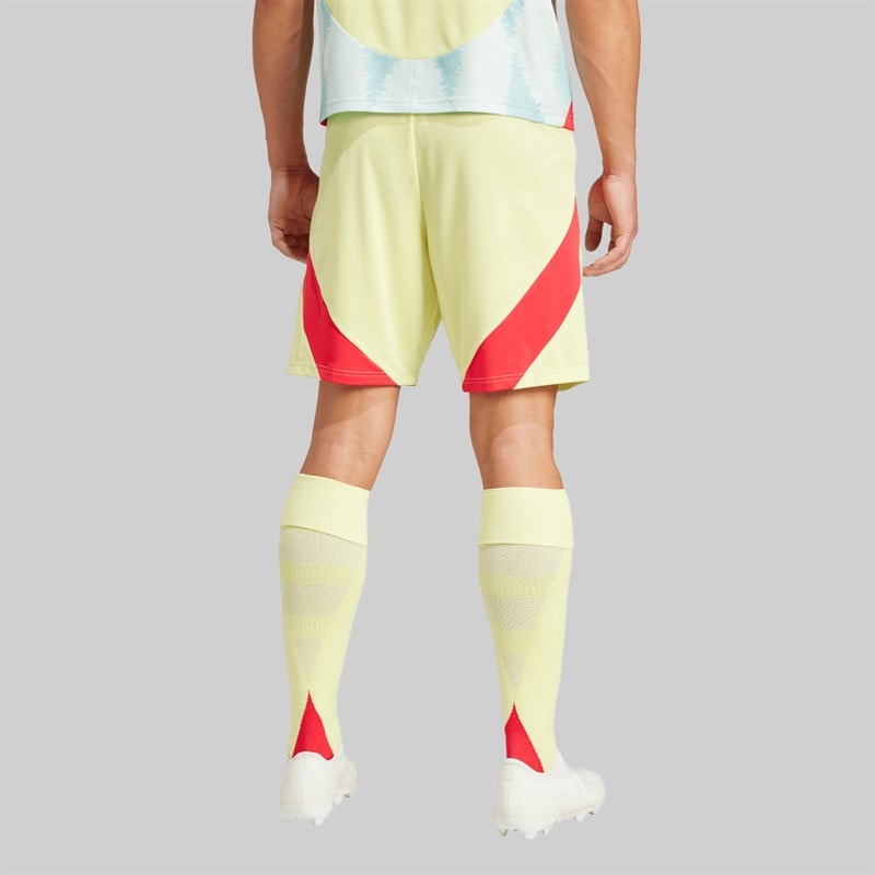 Mens FEF Spain 24 Away Shorts Pulse Yellow - Image 2