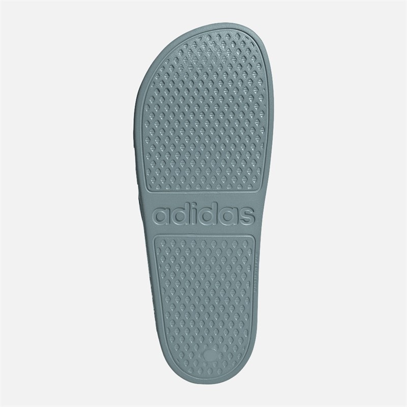 Mens Adilette Aqua Sliders Magic Grey/Magic Grey Met/Magic Grey - Image 2