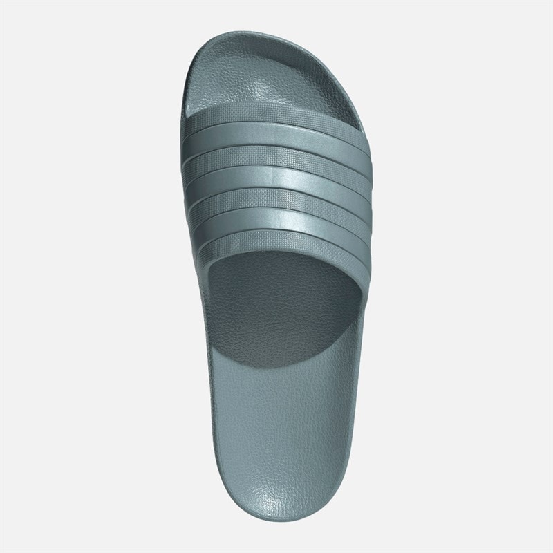Mens Adilette Aqua Sliders Magic Grey/Magic Grey Met/Magic Grey - Image 3