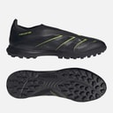 Mens Predator League Laceless TF Astro Football Boots Core Black/Carbon/Lucid Lemon