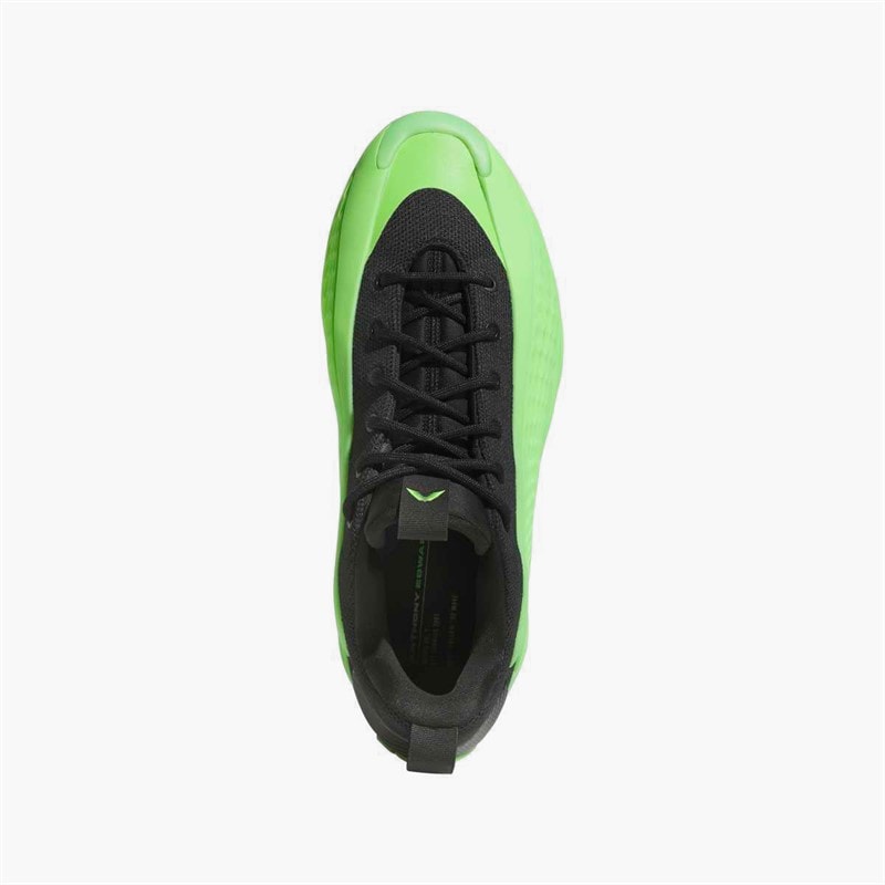 Mens Anthony Edwards 1 Low 'Slime' Basketball Shoes Lucid Lime/Aurora Ink/Core Black - Image 4