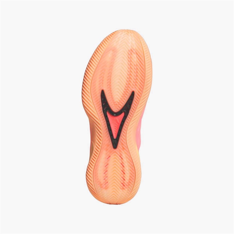 Mens Anthony Edwards 2 'With Love' Basketball Shoes Acid Orange/Core Black/Acid Red - Image 2