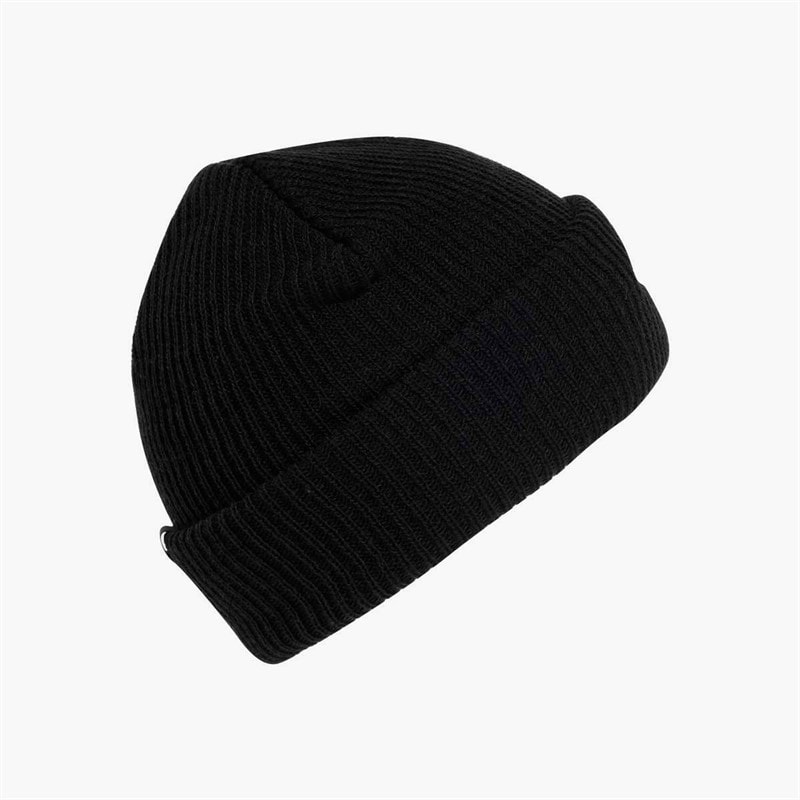 Mens Classic Beanie Black/White - Image 2