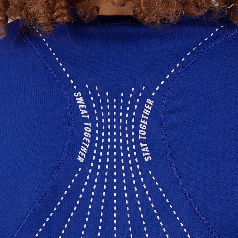 adidas Womens Designed For Training HEAT.RDY HITT Training T-Shirt Semi Lucid Blue - Image 5