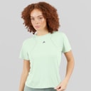 Womens Designed For Training HEAT.RDY HITT Training T-Shirt Linen Green